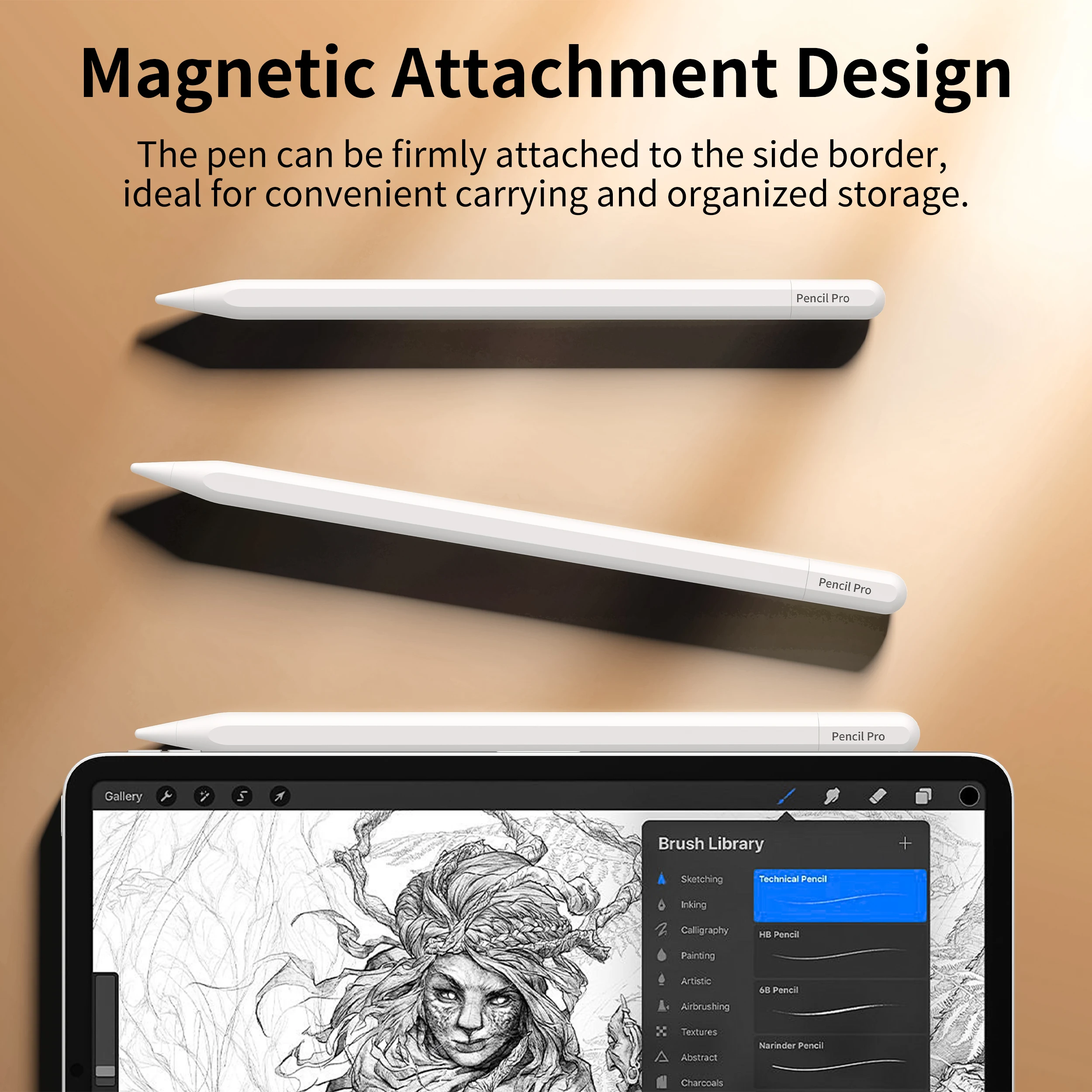For Apple Pencil 2 for Mini5 6 7 IPad6 7 8 9 10 11 Air3 4 5 6M2 7M3 iPad Pro M4 M5 Pro Pro11 ProM4 For iPad 2018 and Later