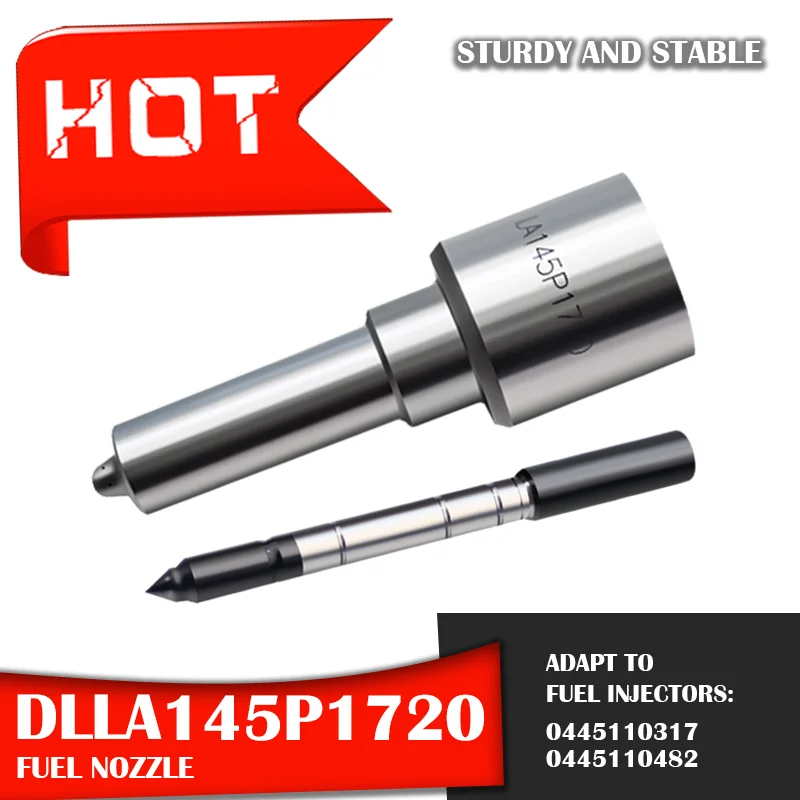 DLLA145P1720 Common Rail Euro III Precision Fuel Spray Nozzle Engine Repair Parts Compatible With 0445110317 0445110482 LI0842