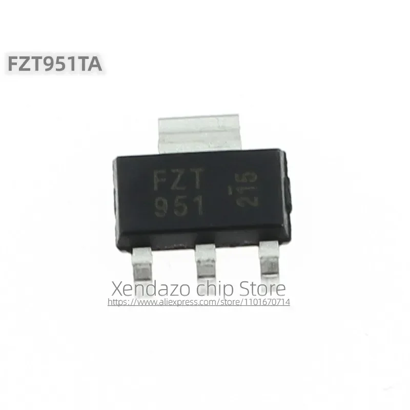 10pcs/lot FZT951TA FZT951 FZT 951 SOT-223 package Original genuine Bipolar transistor