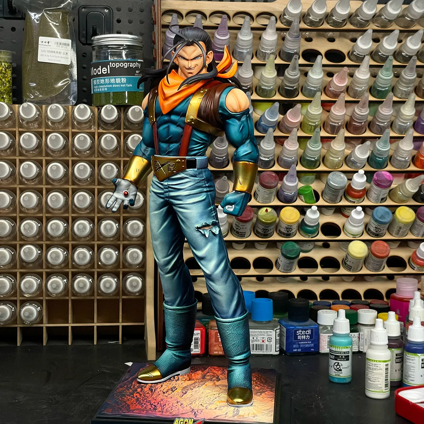 Фигурка Android 17 из Dragon Ball Super от Shengchuang, аниме-модель, статуэтка, украшение для рабочего стола, подарок на день рождения для взрослых коллекционеров