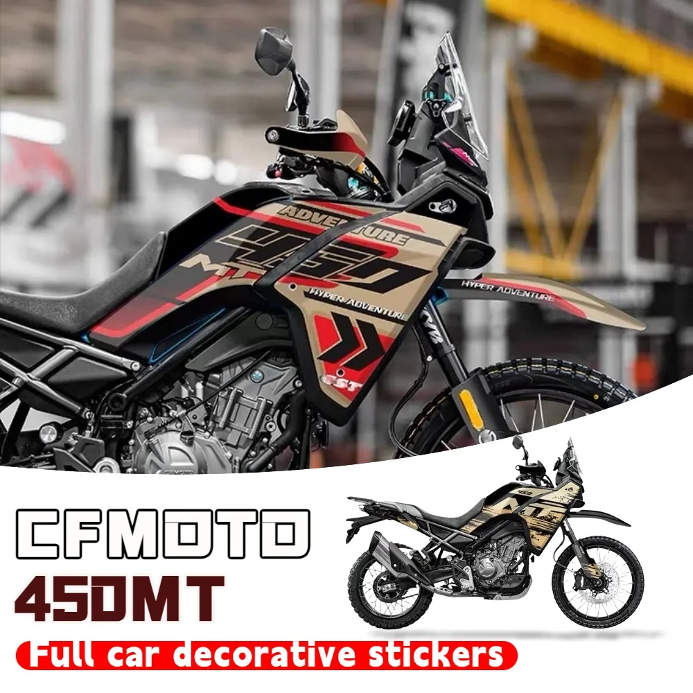 

Для 2024 CFMOTO 450 MT полные наклейки для украшения автомобиля, персонализированные наклейки, детали для модификации украшения мотоцикла