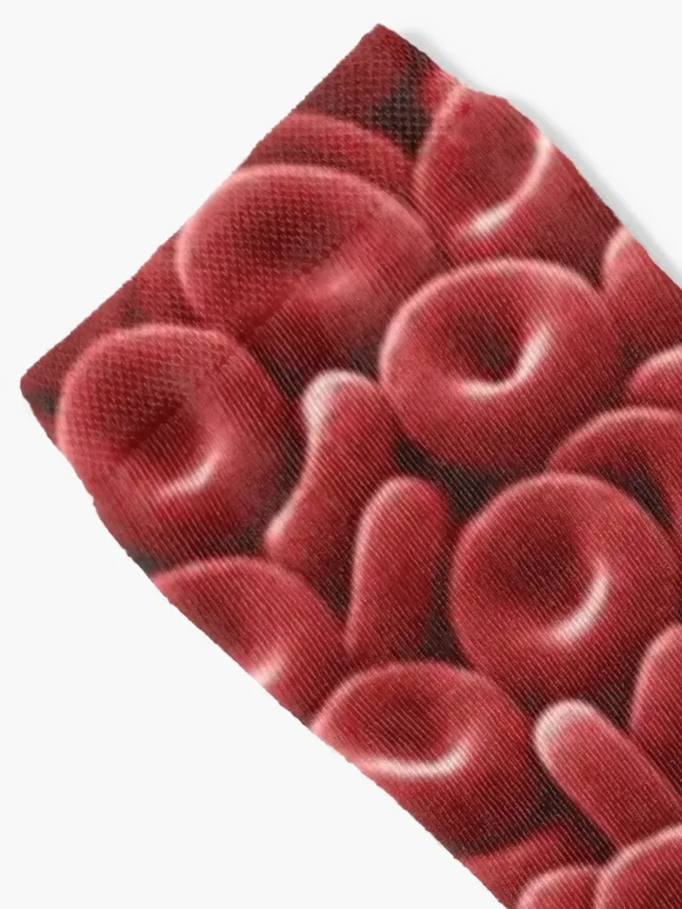 Red Blood Cells Under Microscope Socks fashionable short Socks For Girls Men's