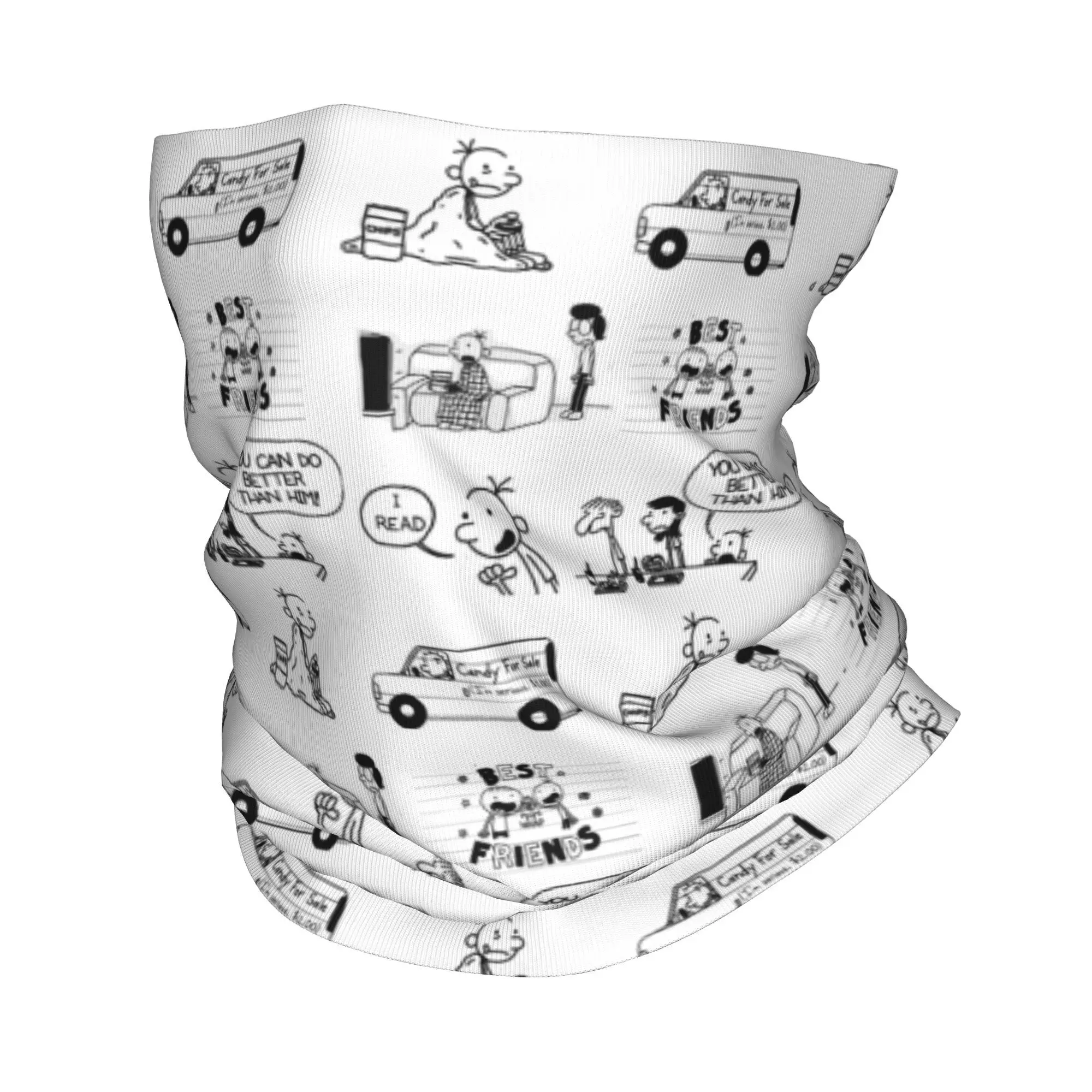 

Wimpy Kid бандана на шею гетры с принтом шарф теплая Балаклава для бега унисекс для взрослых ветрозащитный