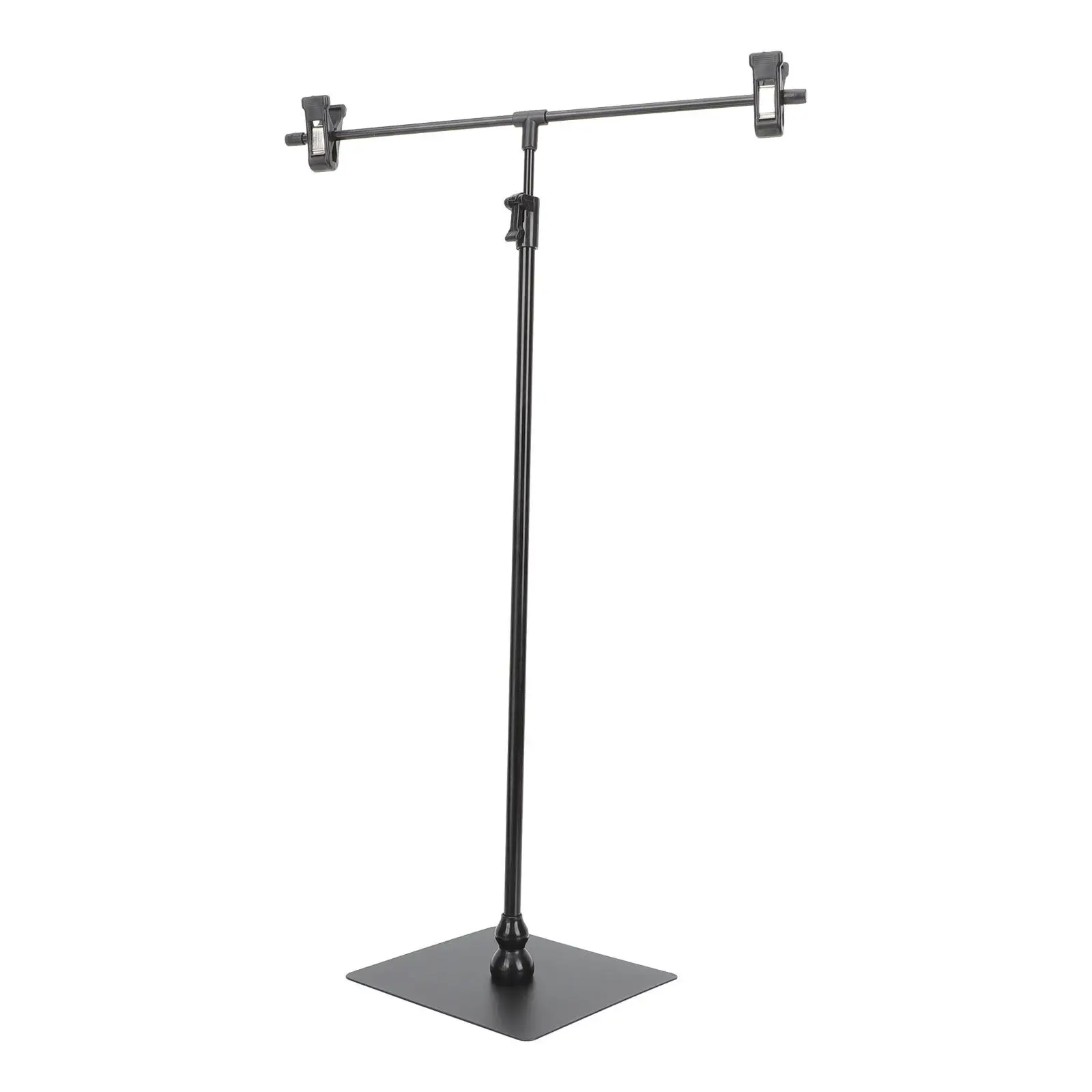 Adjustable T-Shaped Poster Stand Advertising Display Rack Height Adjustable Poster Showing Sign Holder Multipurpose Advertising