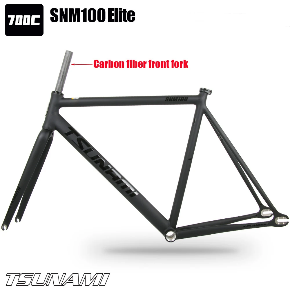 TSUNAMI Quadro de Pista SNM100 Elite Ultraleve Fibra de Carbono
