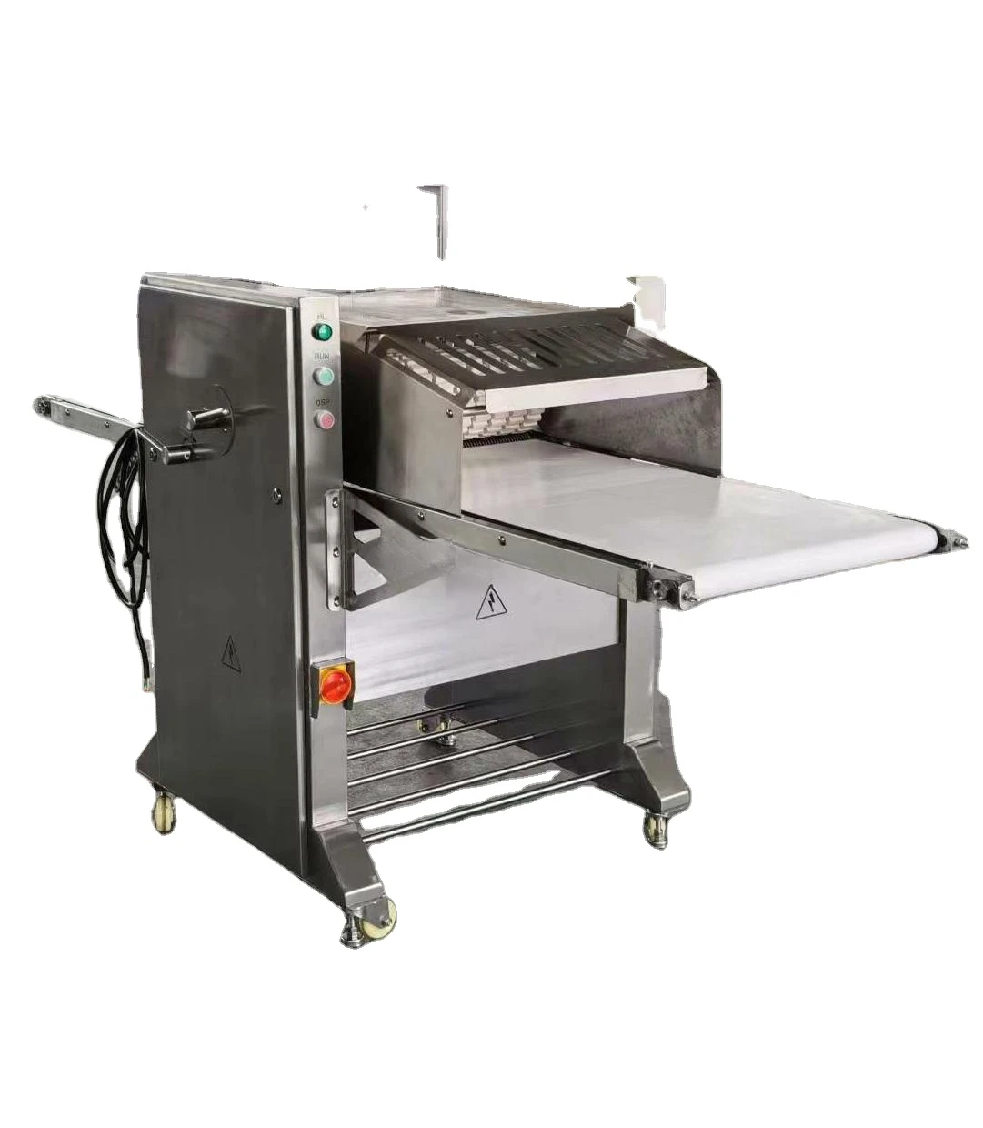 Automatic make meat sheet pork sk in peeling machine meat skinning machine beef slicing machine