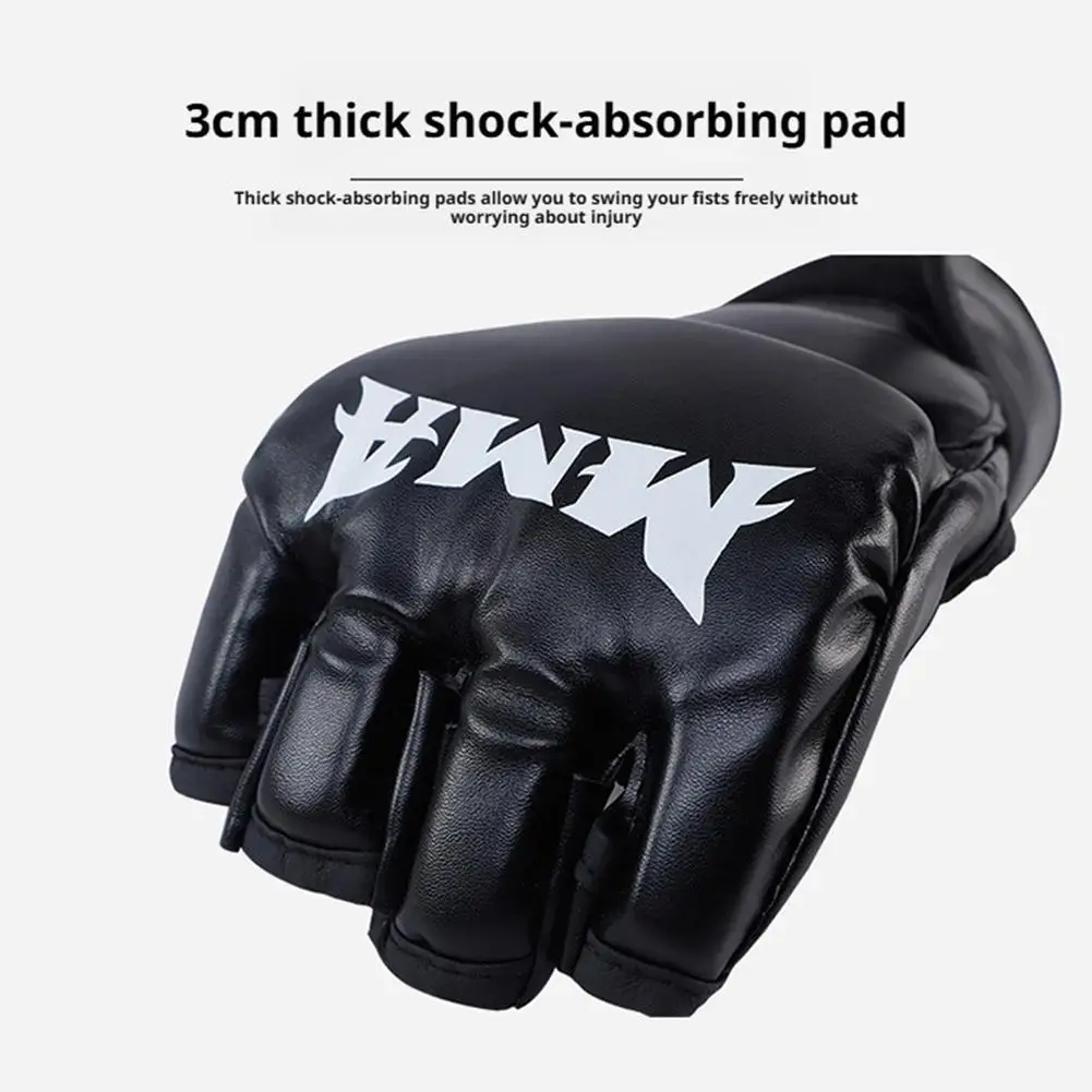Kick MMA Boxing Gloves for Men Women PU Karate Muay Thai Guantes De Boxeo Free Fight MMA Sanda Training Adults Kids Equipment