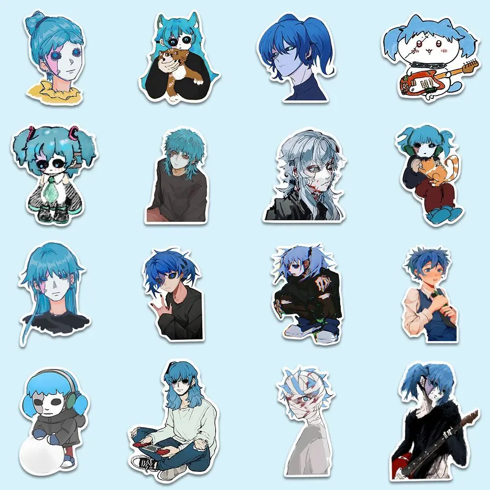 Sallyface pegatina impermeable de Anime, Linda Papelería para estudiantes, suministros escolares para niños, decorativo