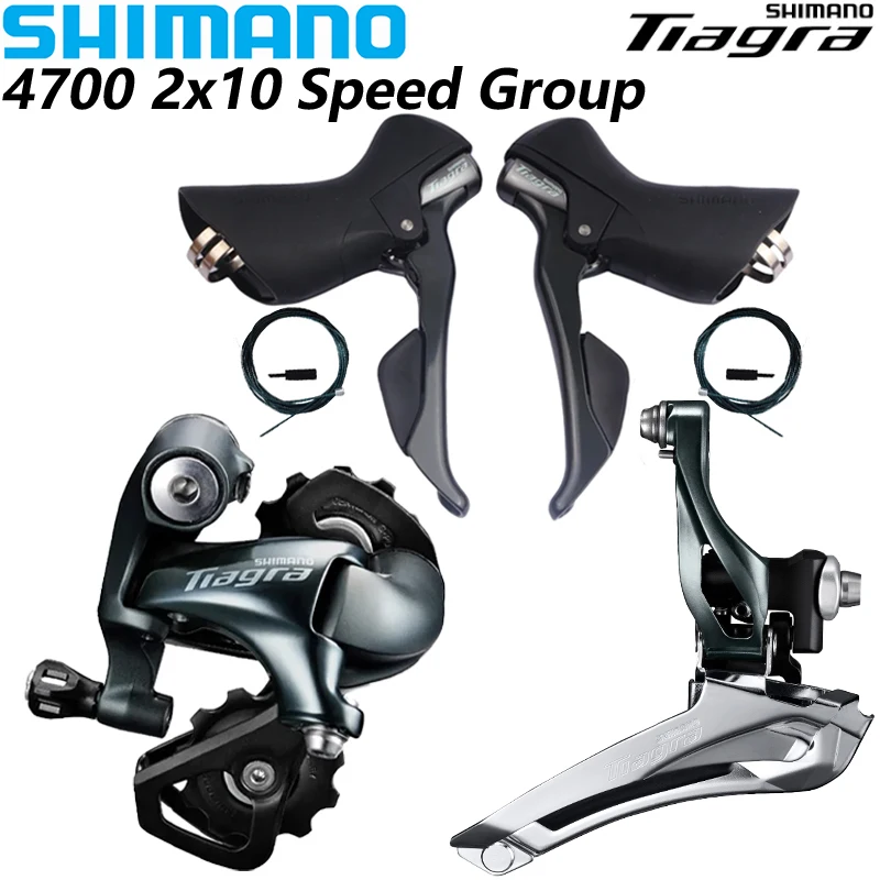 SHIMANO Tiagra 4700 2x10 Speed Groupset Road Bicycle FD-4700 ST-4700 RD-4700 SS/GS Front Rear Derailleur Original Bike Parts