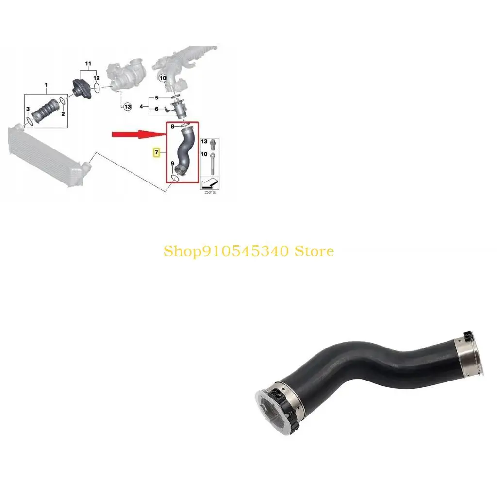 U2JA 11618571025 Intercooler Air Hose Pipe for X6 G21 G31 G01 G05 G06