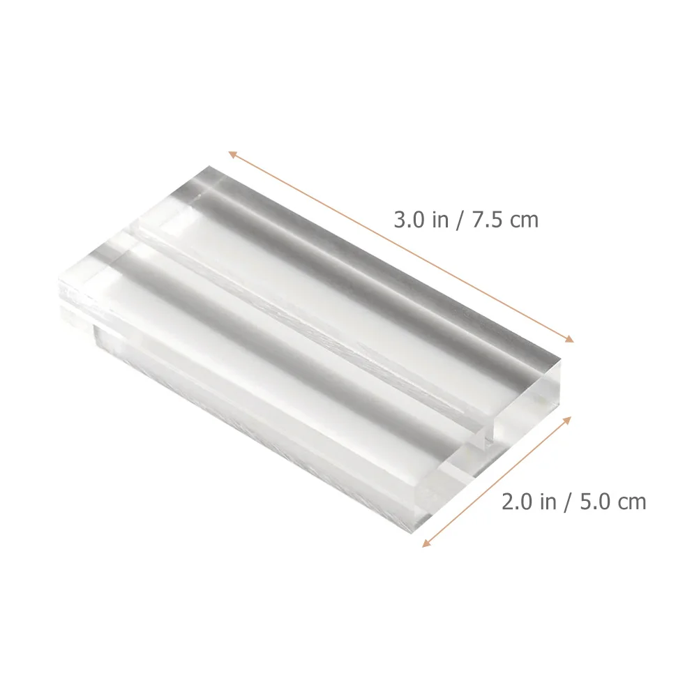 4pcs Transparent Acrylic Place Card Holders For Wedding Table Decorations Memo Picture Stand Base Table Number Holder Card