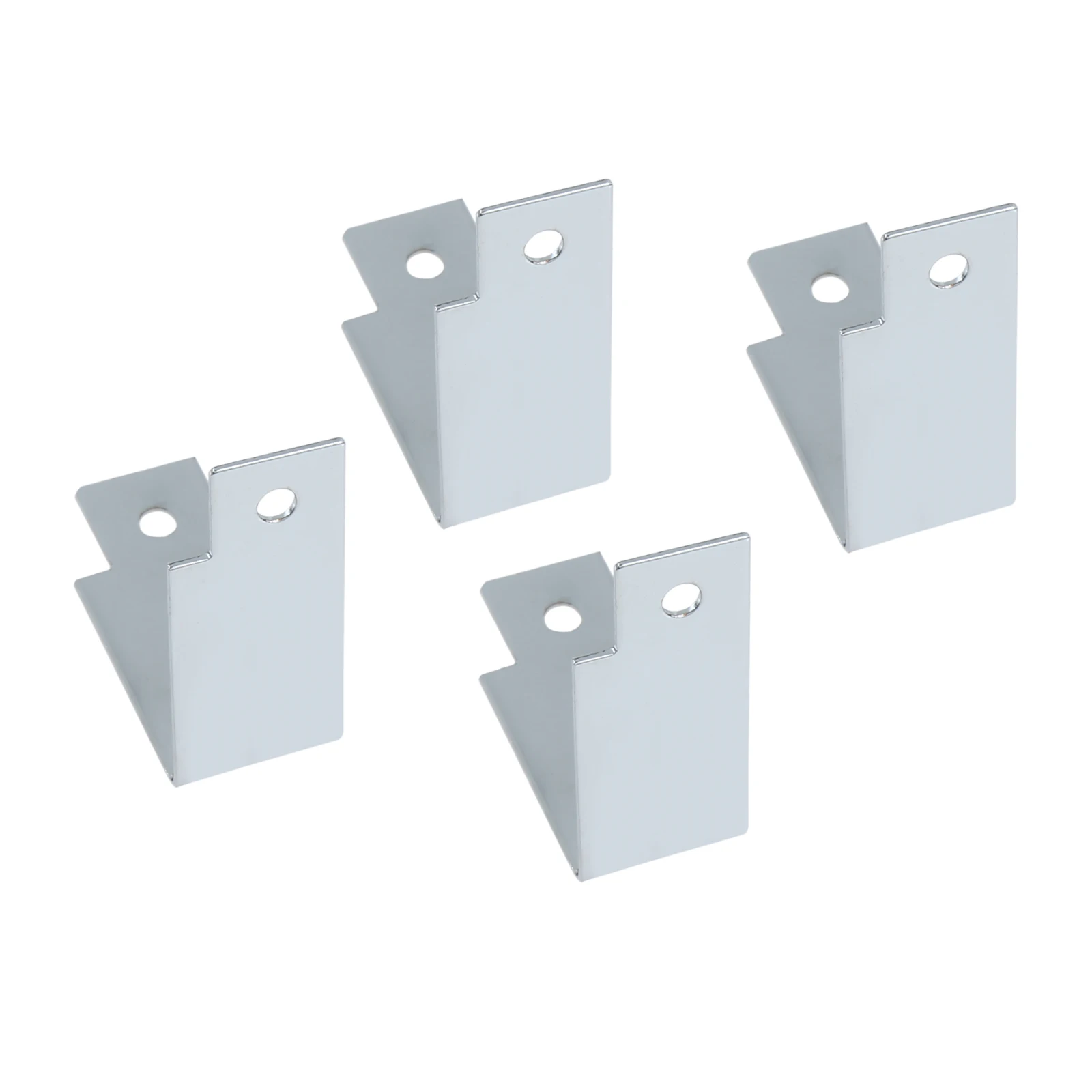 12Pcs 2 Hole Corner Brace Aluminum Box Edge Corner Protectors Covers Aviation Flight Case Edge Corner Protector Guard Bracket
