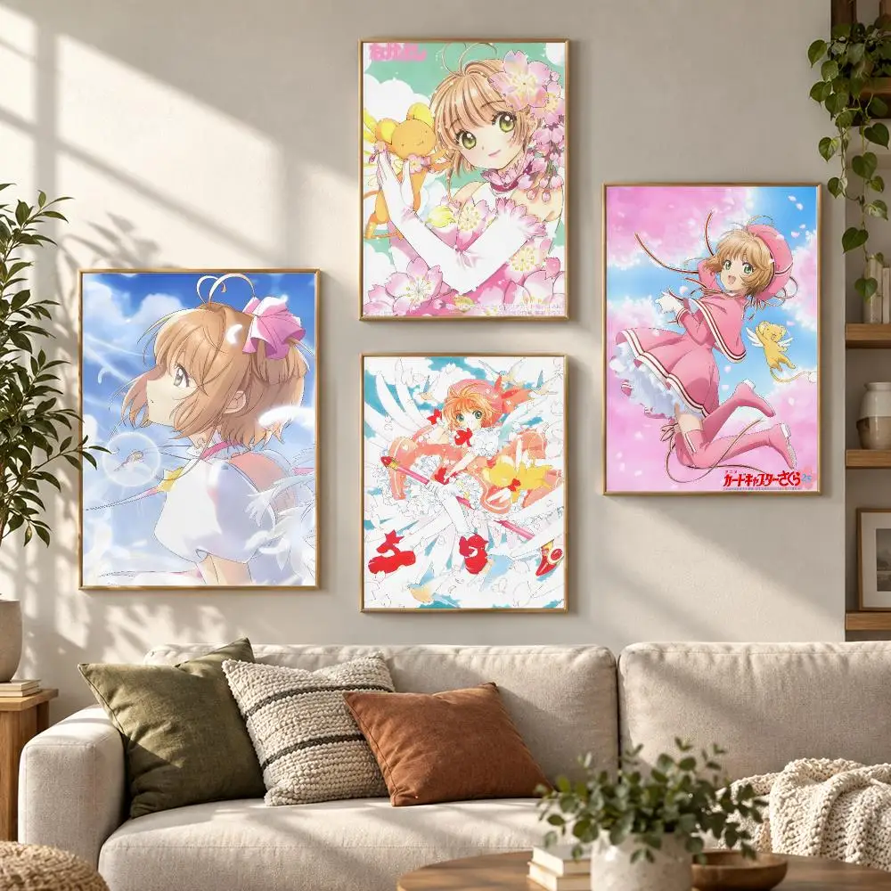 Anime C-Cardcaptor Sakura Poster HD Waterproof Aesthetic Wall For Home Decor Trendy Durable Easy To Apply Art