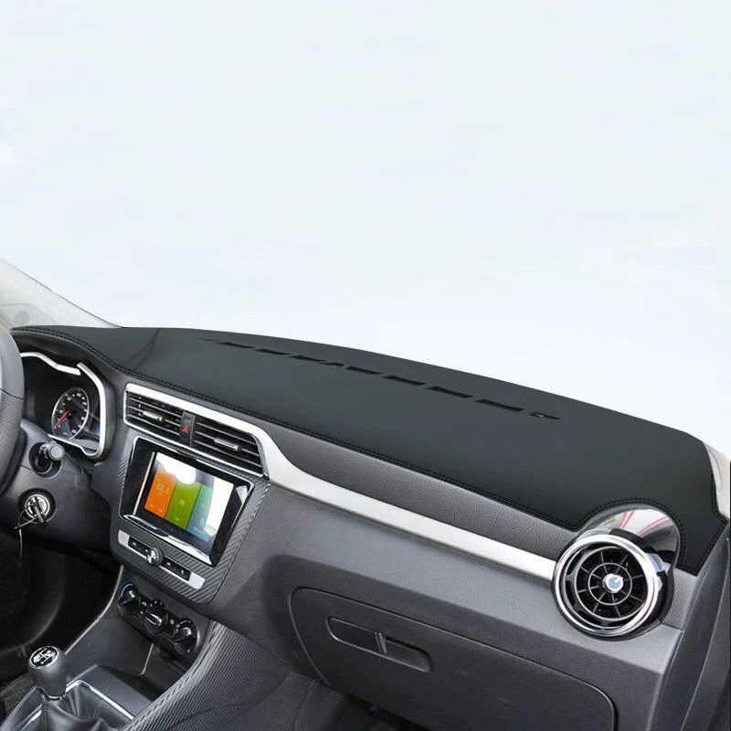 Leather Dashboard Cover Leather Dash Mat Anti-Glare Dashboard Pad For MG HS ZS 2017 2018 2019 2020 2021 2022 2023