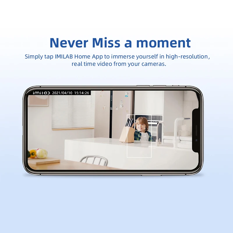 Imilab กล้องความปลอดภัยในบ้าน C21 WiFi 2.5K HD IP ในบ้านกล้องวิดีโอวงจรปิด ° 360กล้องเว็บแคมการมองเห็นได้ในเวลากลางคืนทำงานร่วมกับ Alexa