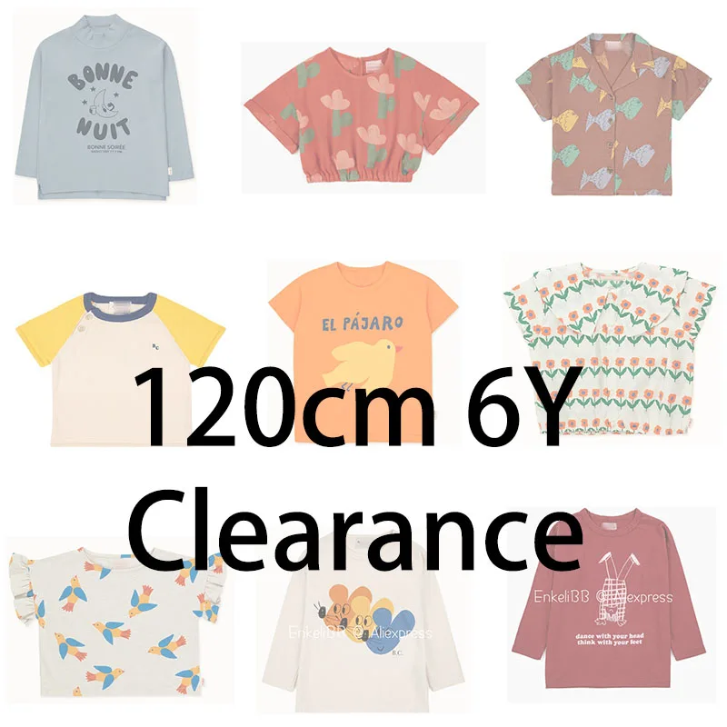 

EnkeliBB 2+ Pieces Free shipping ~ 120cm 6Y Clearance Kids Boys Girls Brand T shirt Child Tops