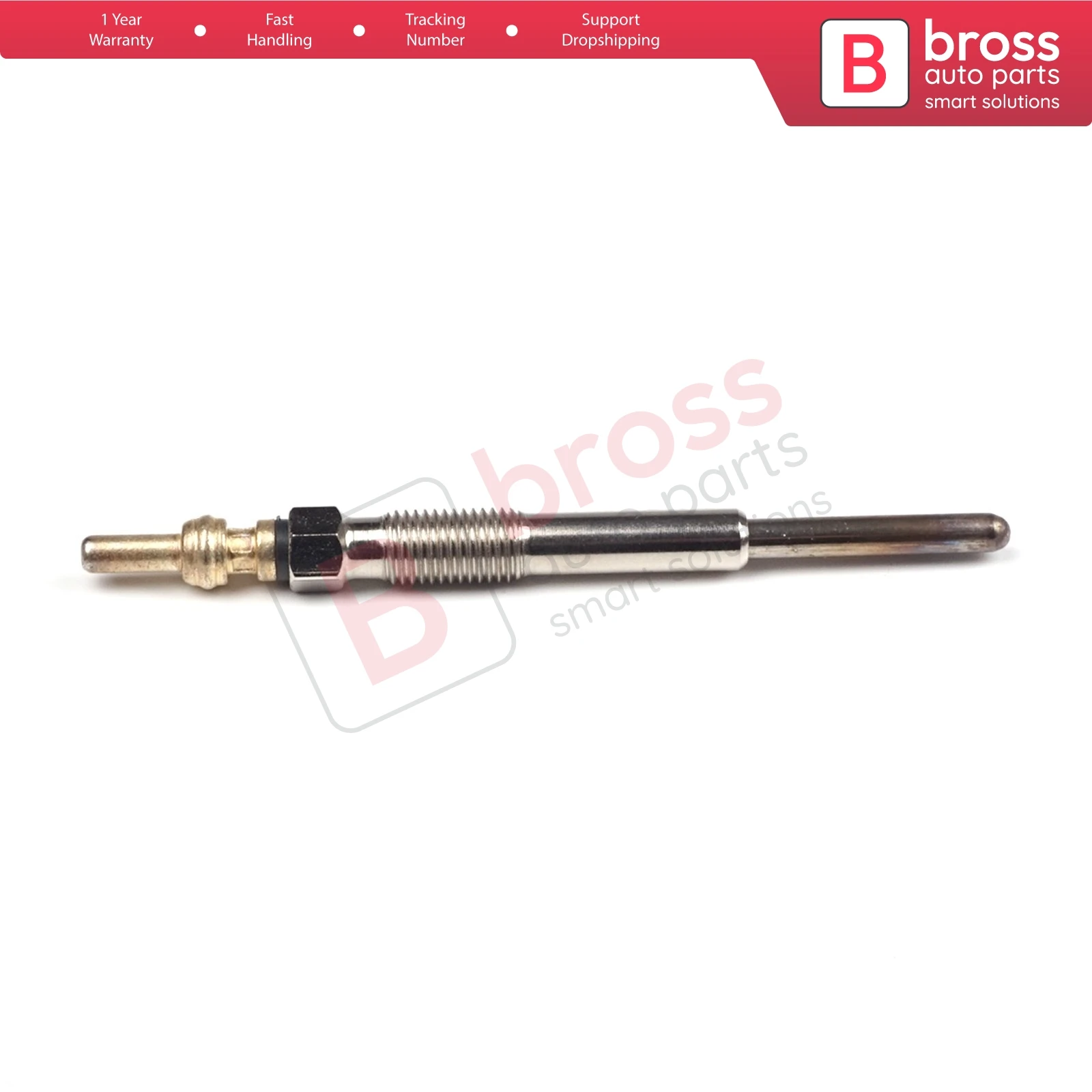 Bross Auto Parts BGP29 1 Piece Heater Glow Plugs GX4098, 596099, GN063 for Ford Citroen Peugeot Jaguar 2.2 Ship From Turkey