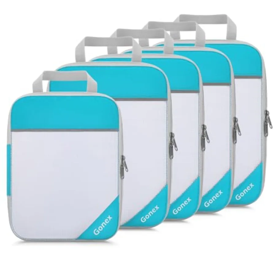 

Compression Packing Cubes Extensible Storage Mesh Bags Organizers for Travel Luggage in Multiple Colors Lightweight Durable Org