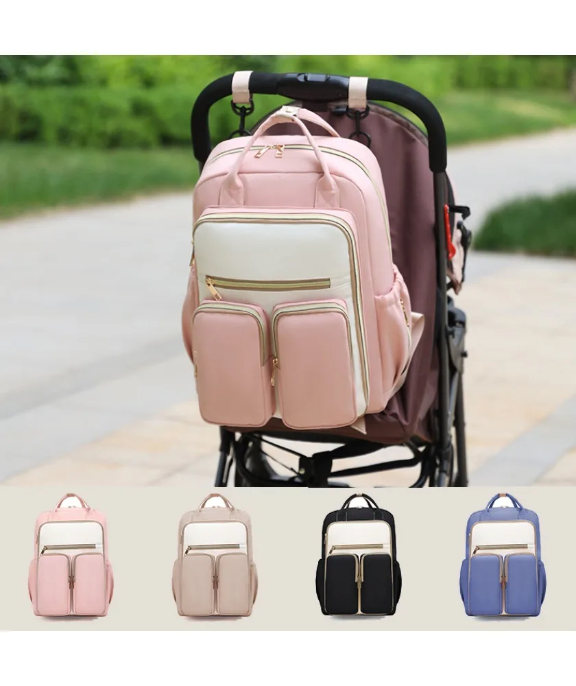 

New Fashion Casual Backpack Trendy Fashion Multifunctional Large Capacity Maternal and Infant Bag Light