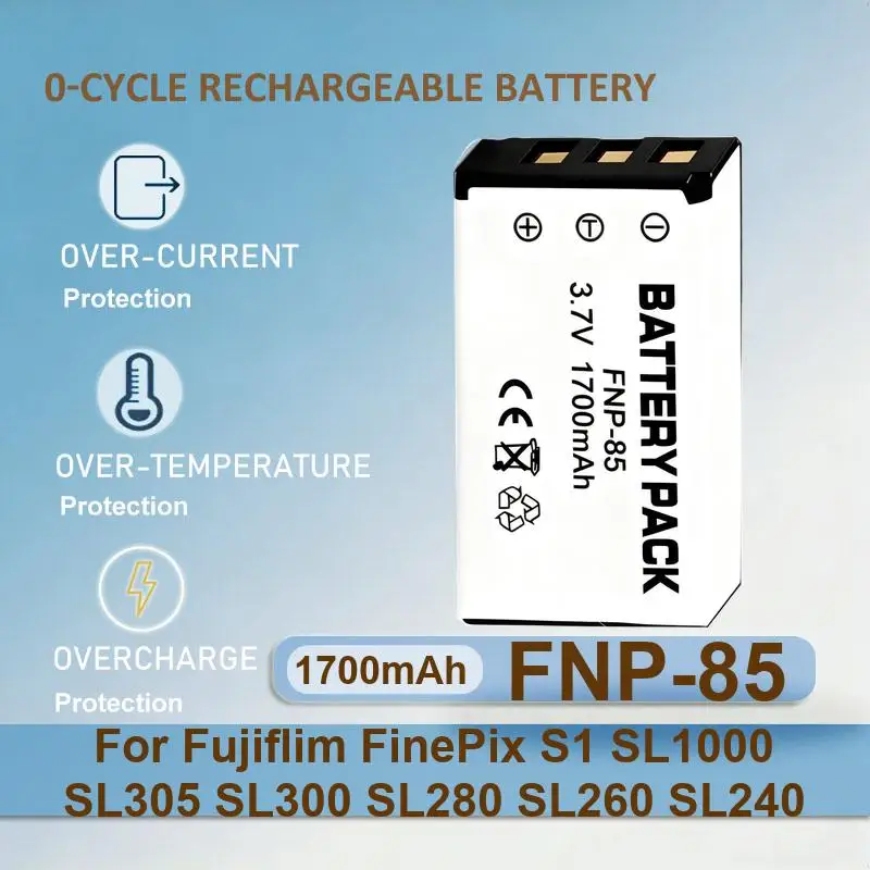 Battery For Fujiflim FinePix S1 SL1000 SL305 SL300 SL280 SL260 SL240 Fujifilm 1700Z 2700 2900Z 4800 4900 6800 6900 ZOOM Camera