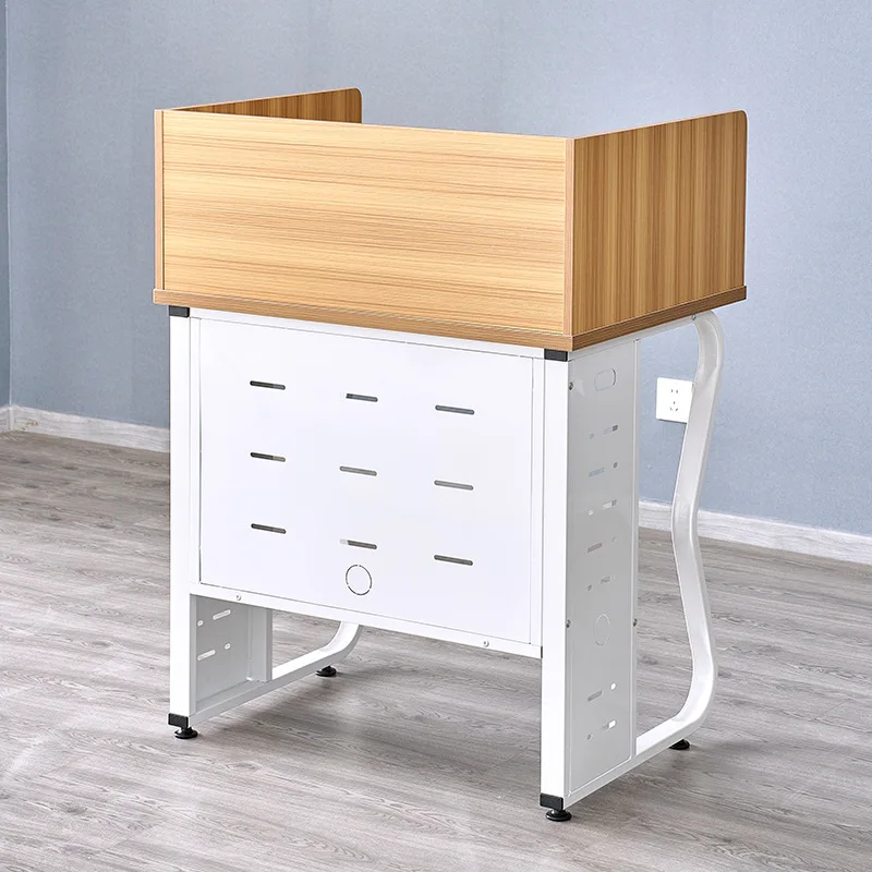 

Students learn single writing test desk, electric classroom with baffle, computer room, microcomputer table