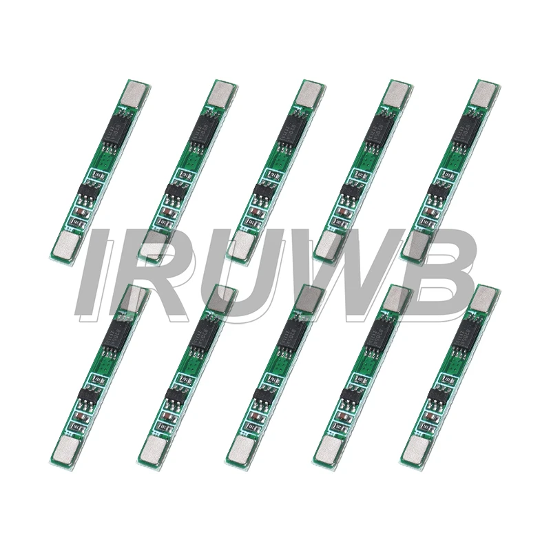 10pcs 1S 3.7V 3A li-ion BMS PCM battery protection board pcm for 18650 lithium ion li battery