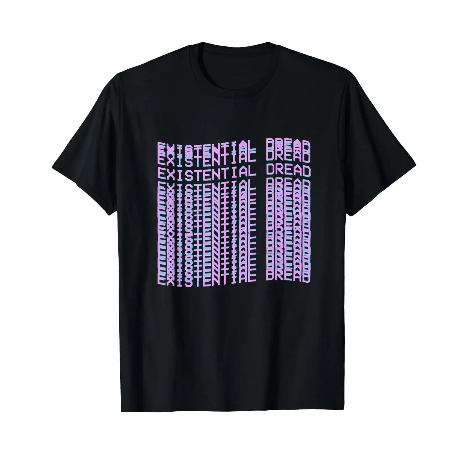 Existential Dread T Shirt Vaporwave Streetwear vintage Washed Unisex streetwear homme Casual Soft designer clothes