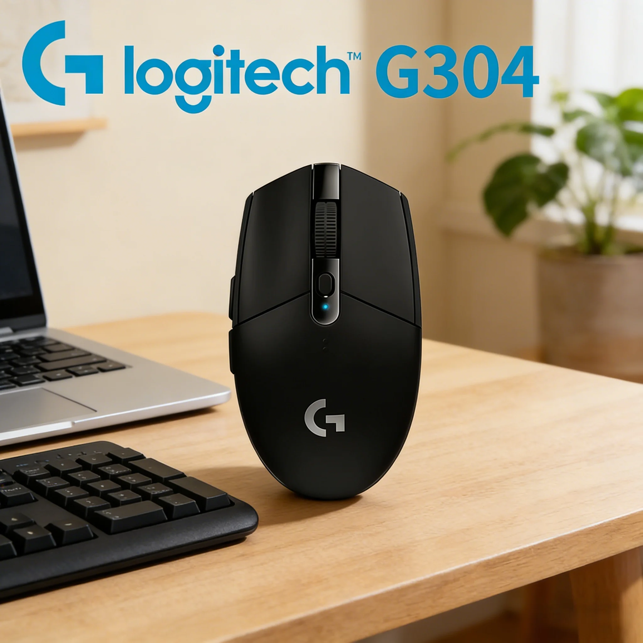 

Мышь Logitech G304 LIGHTSPEED, оптическая, 12000 DPI, ультралегкая (99 г), 250 часов автономной работы, программируемая, для киберспорта и гейминга