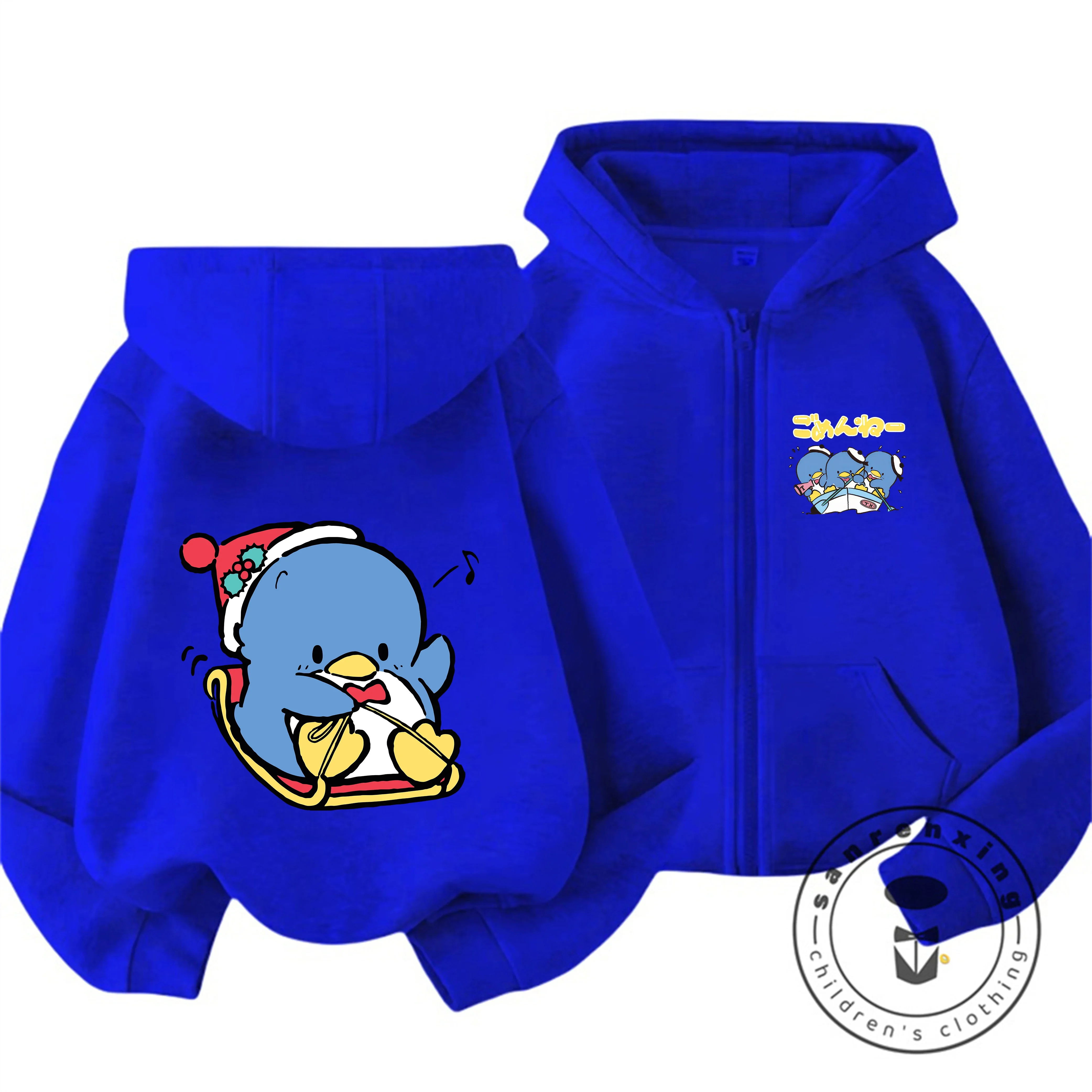 Chaqueta con cremallera de dibujos animados, novedad, Tops informales bonitos de invierno para niños, TUXEDOSAM, para niños y niñas de 3 a 14 años