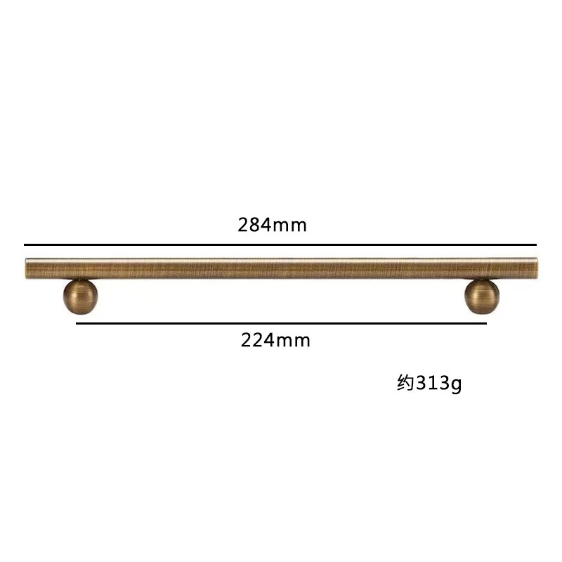 Beicai Messing-Schrankgriff Neuer Hochwertiger Moderner Minimalistischer Schubladen-, Schrank- und Kleiderschrankgriff im Luxus-Design mit Langem Griff – Detail 20
