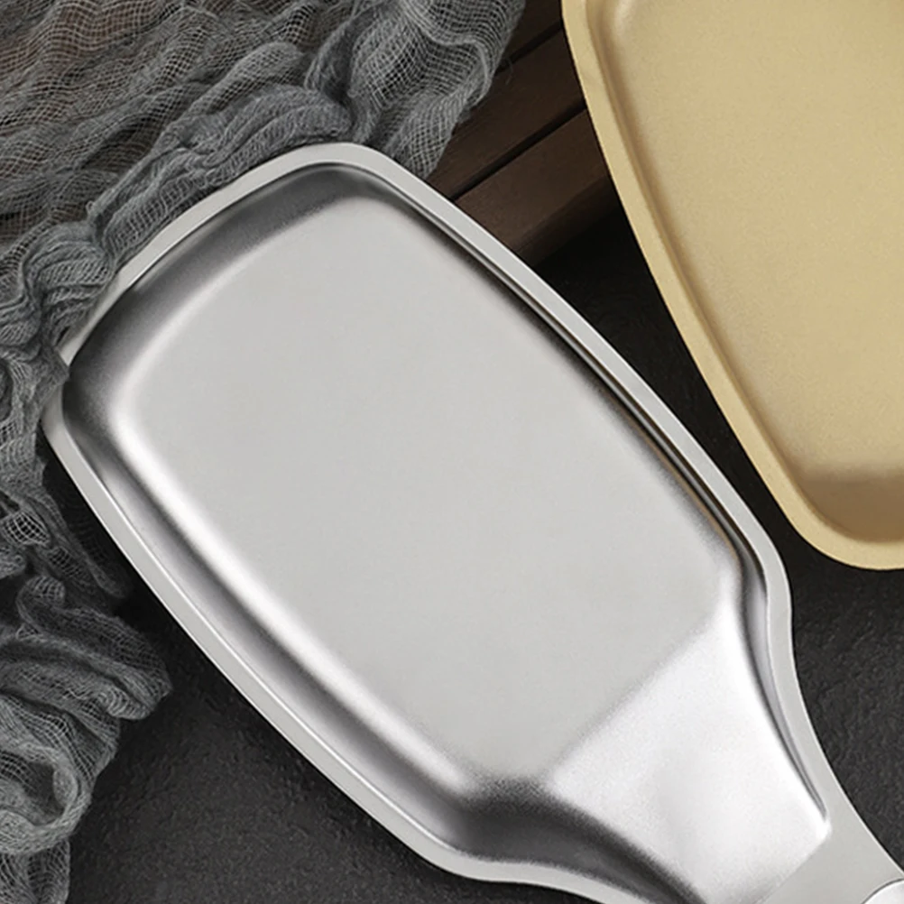 

Stainless Steel Ladle Holder 304 Silver Scoop Stand Spoon Rest Kitchen Utensil ganizer Modern Design Countertop Storage Rack