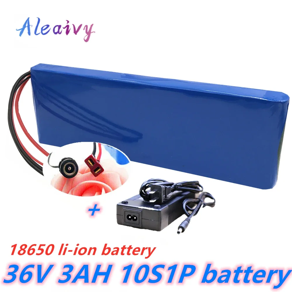 

New 36V Battery 10S1P 3Ah 42V 3200mAh 18650 Lithium ion battery pack ebike electric car bicycle scooter 20A BMS 350W 500W