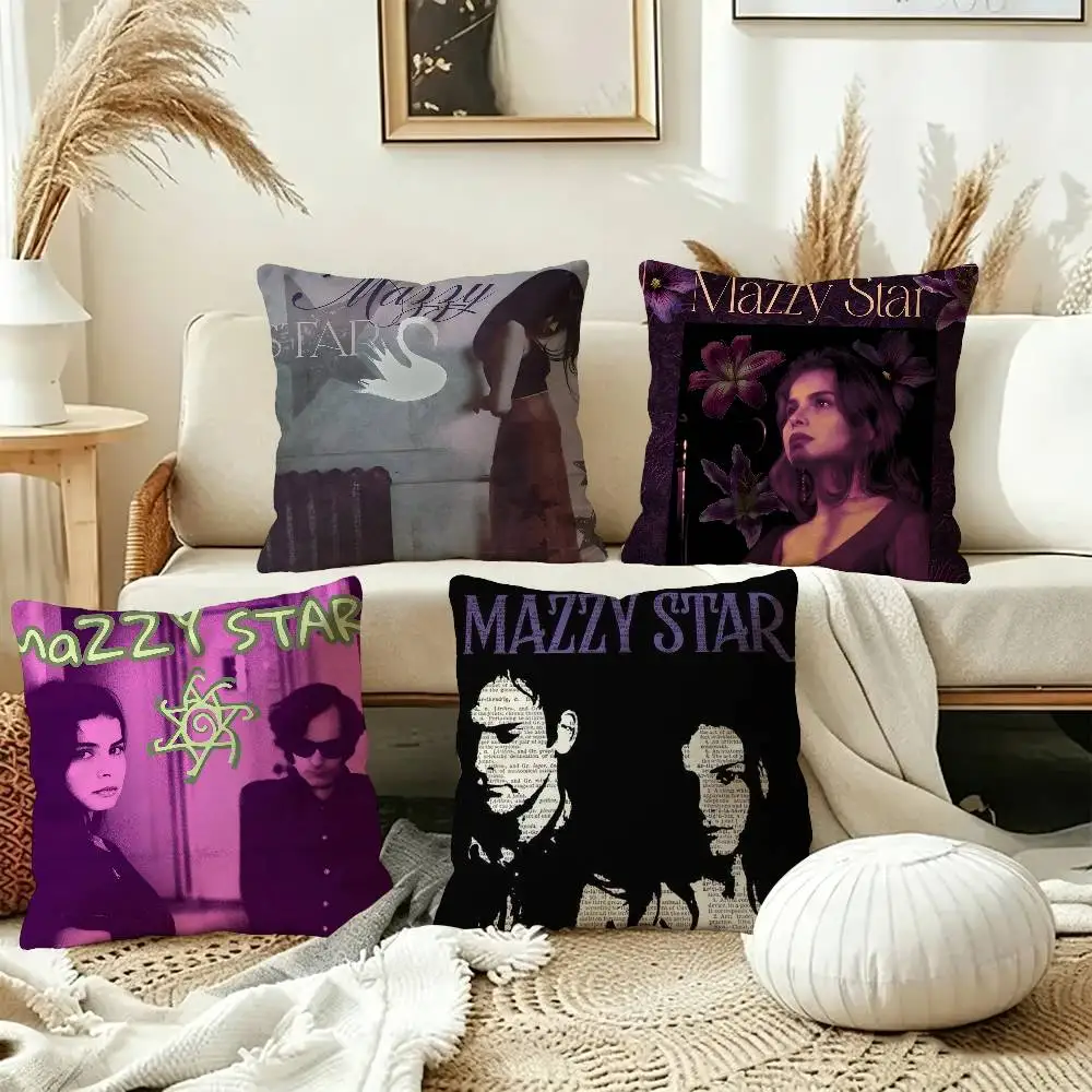 Classic M-Mazzy S-Star Band pillow cover sofa cushion cover home room decoration children gift