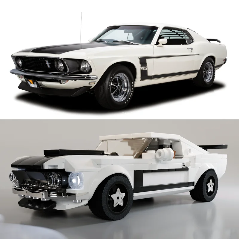 

Building Block Car Model 330 Pcs Racing Vehicle Set Speed Chase Classic Toy Boys Christmas Present