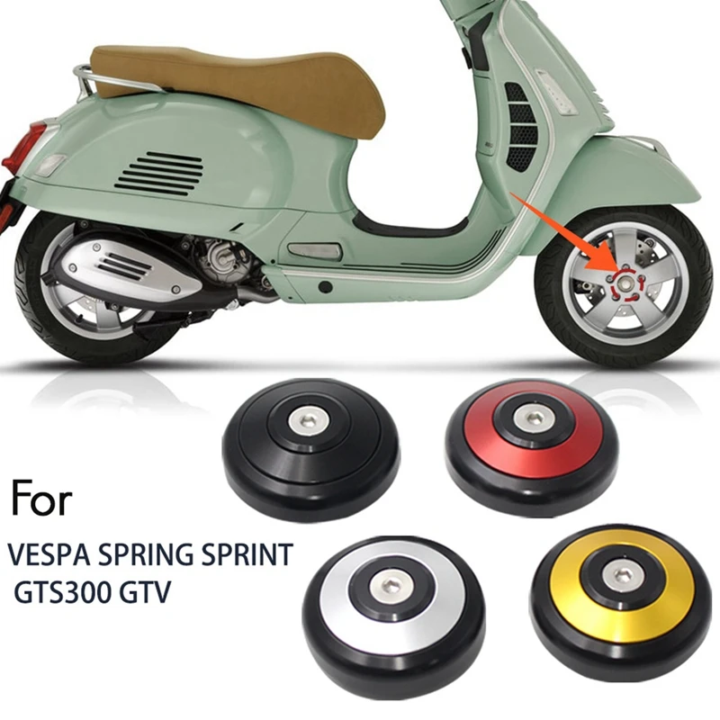 Tapacubos de ruedas para motocicleta, accesorios para Vespa GTS 300 GTV 300