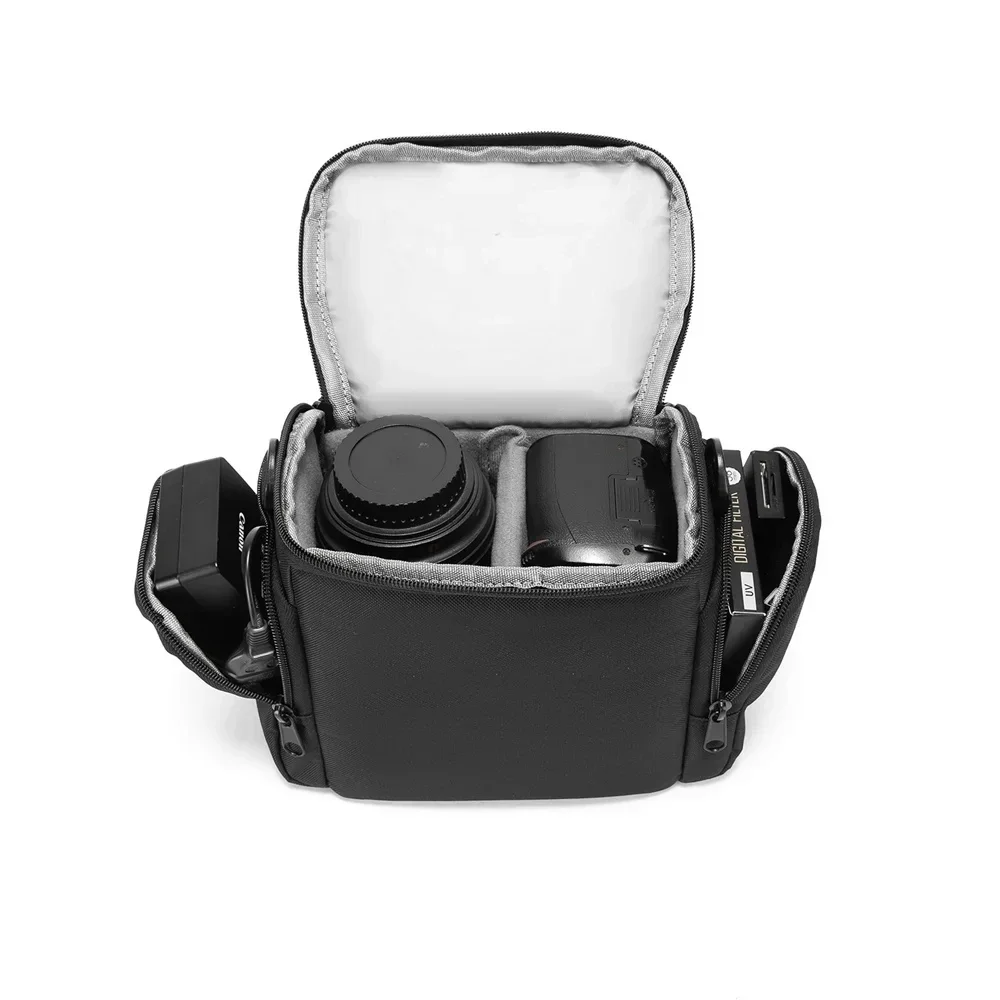 D11 DSLR Camera Sling Bags Anti-shock Water-resistant Shoulder Bags for Canon Nikon Sony SLR Lens Photography Outdoor Handbags