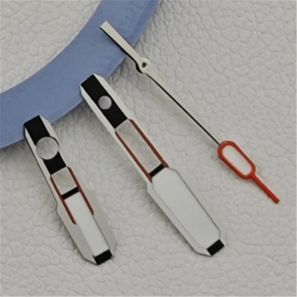 NH35 Pointer Modification Mechanical Watch hands Green Luminous NH36 Pointer Diving Watch Accessory Size 13mm sliver hand