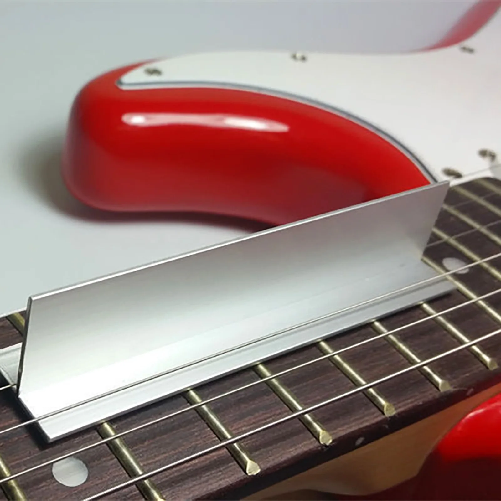 Levigatura per chitarra con fascio a T in alluminio da 4 pollici di alta qualità Manutenzione del manico della chitarra per chitarristi Luthiers fai da te