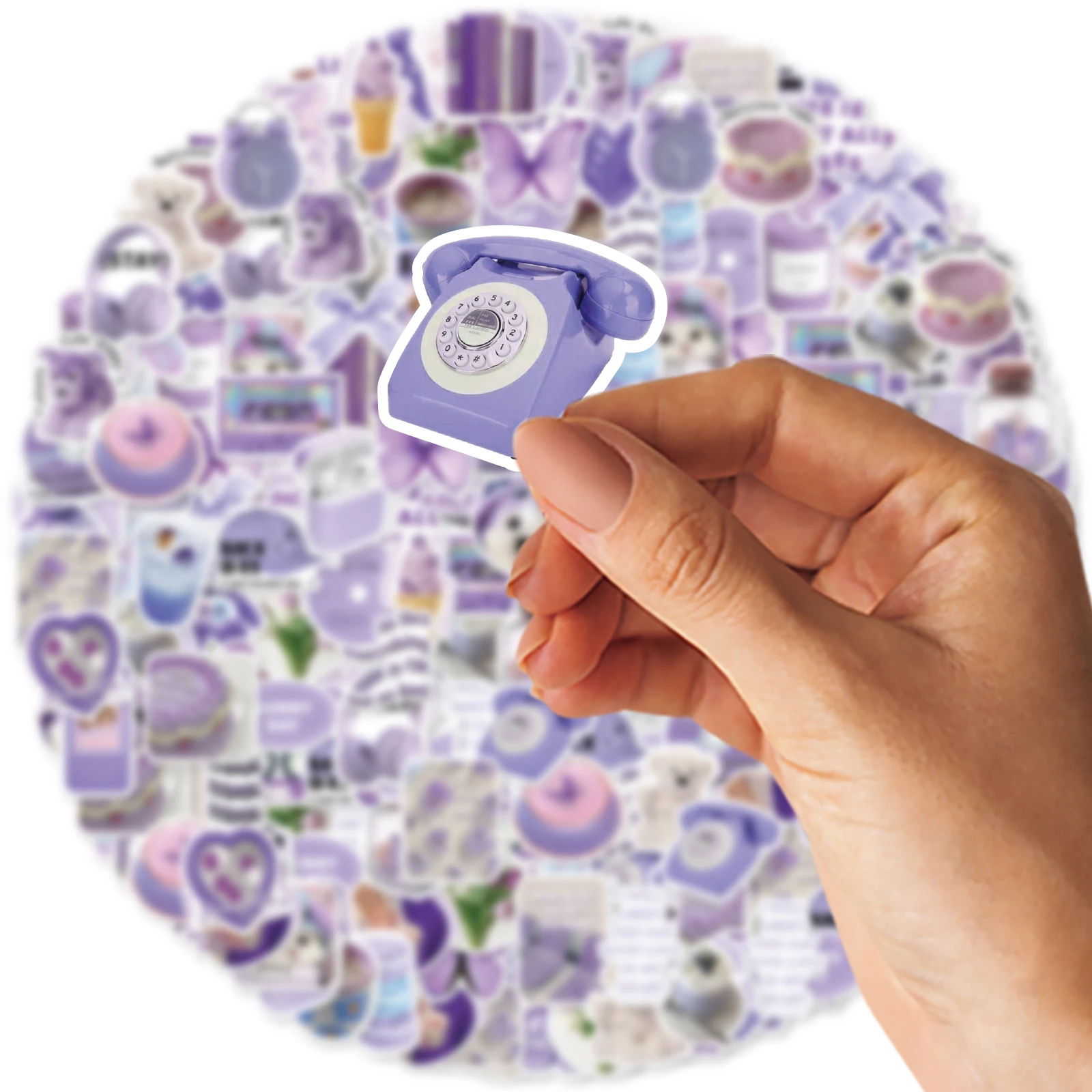 50pcs Simple Mood Creative Graffiti Stickers Decorated Laptop Motorcycle Suitcase Classic Toy Clipboard Waterproof PVC Decals