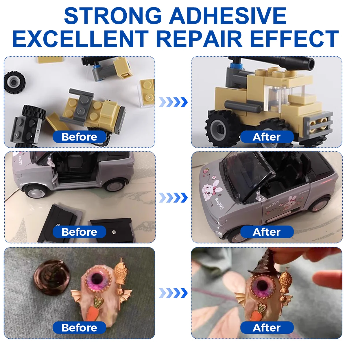 495 غراء فائق القوة غراء سائل متعدد الأغراض 20 جرام أداة غراء سريعة الجفاف ملصق تيار متردد شفاف للمعادن والبلاستيك والخشب والسيراميك والزجاج وإصلاحها بنفسك سهل الاستخدام