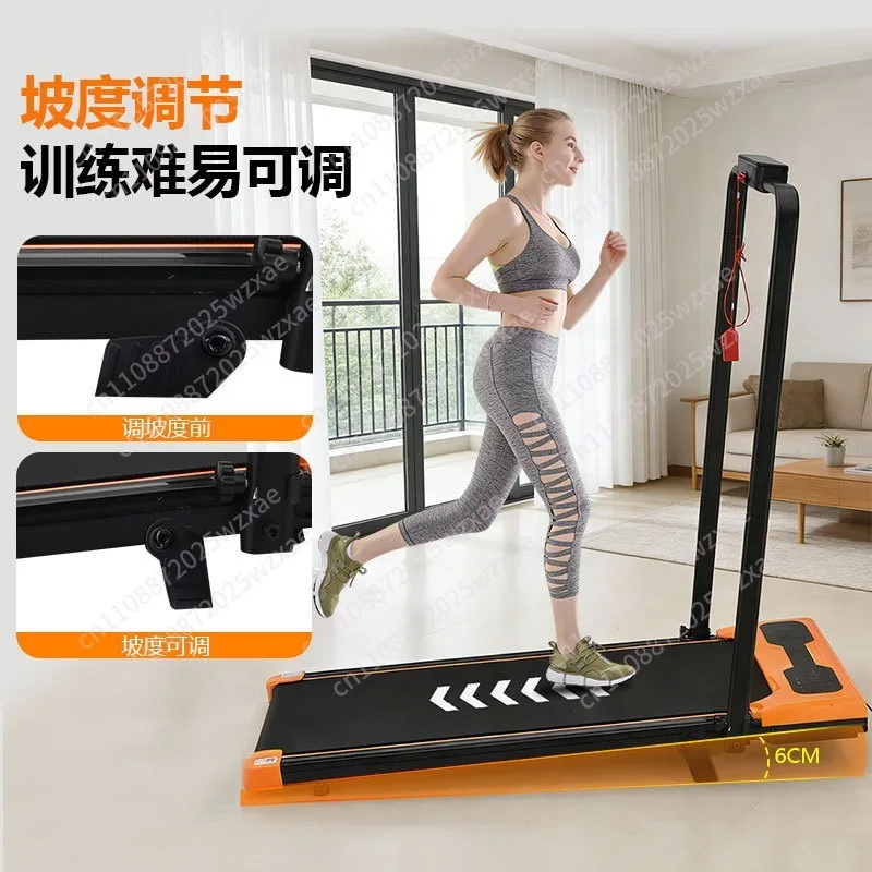 Treadmill Household Small Folding Home Silent Electric Walking Machine Tablet Indoor Gym