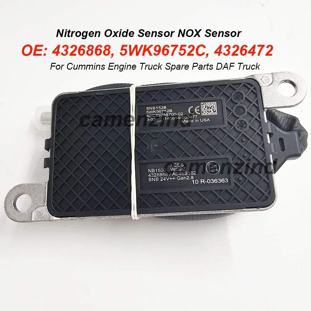 

Датчик NOX (датчик оксида азота) 4326868 4326868RX 5WK96752C 4326769 4326476 24V для двигателей Cummins 6.7L и грузовиков DAF