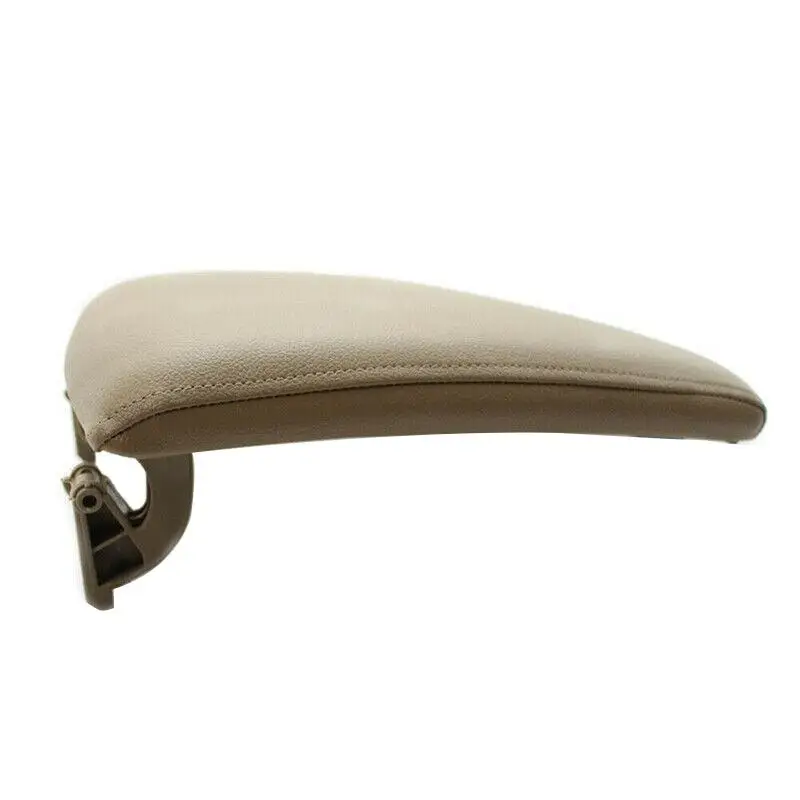 

Передняя центральная консоль автомобиля, подлокотник, крышка, отделка из искусственной кожи, подходит для BMW 3 серии E90 E91 E92 E93, бежевый, с левым рулем