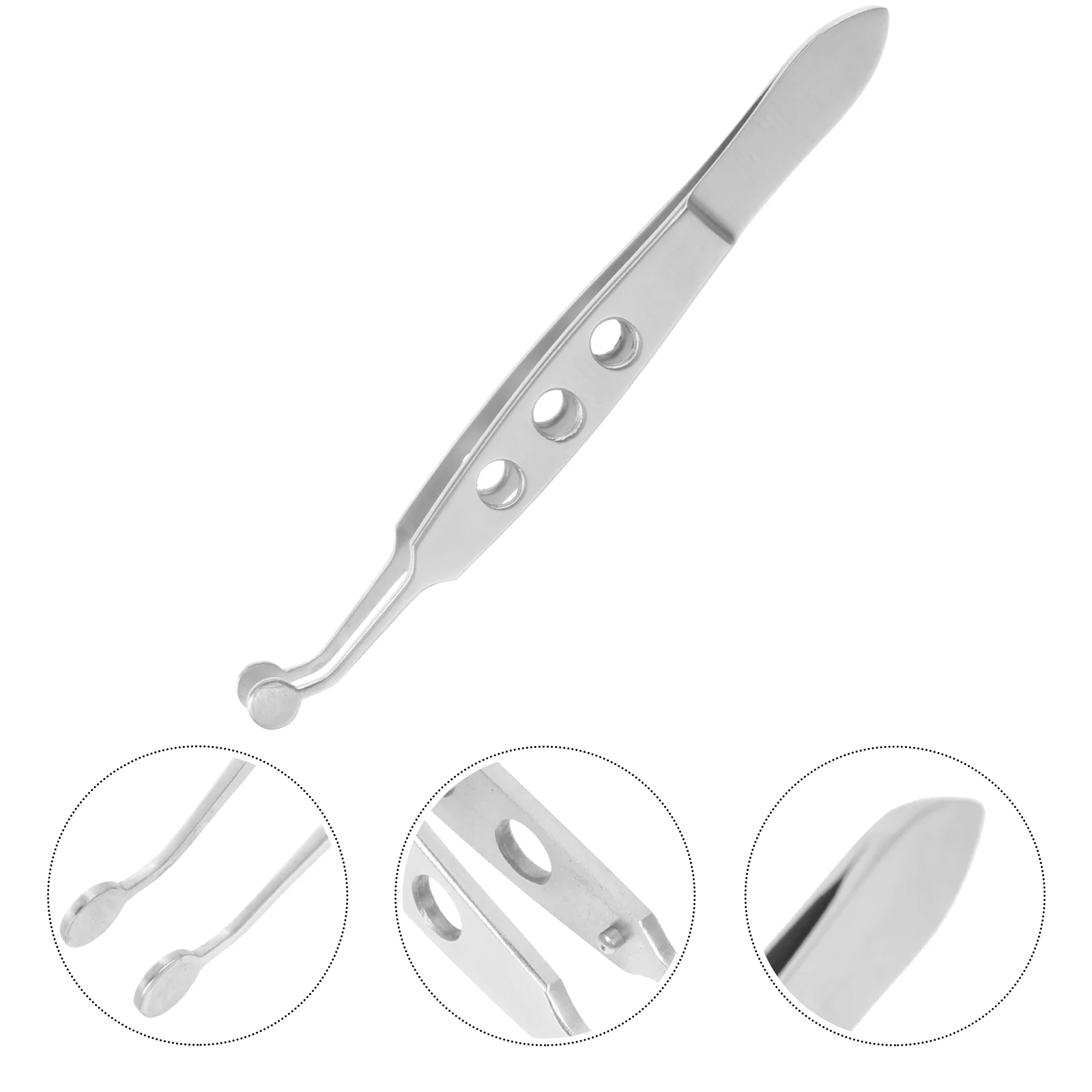 Meibomian Gland Massage Forceps Expressor Tweezers Eyelid Lash Remover Tools Beauty Stainless Steel