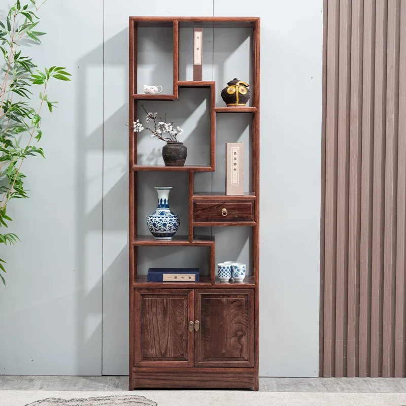 12 إطار Bogu صغير من الخشب الصلب، رف بسيط صيني حديث جديد، خزانة مدخل، رف عرض Duobao Pavilion، خزانة مدمجة
