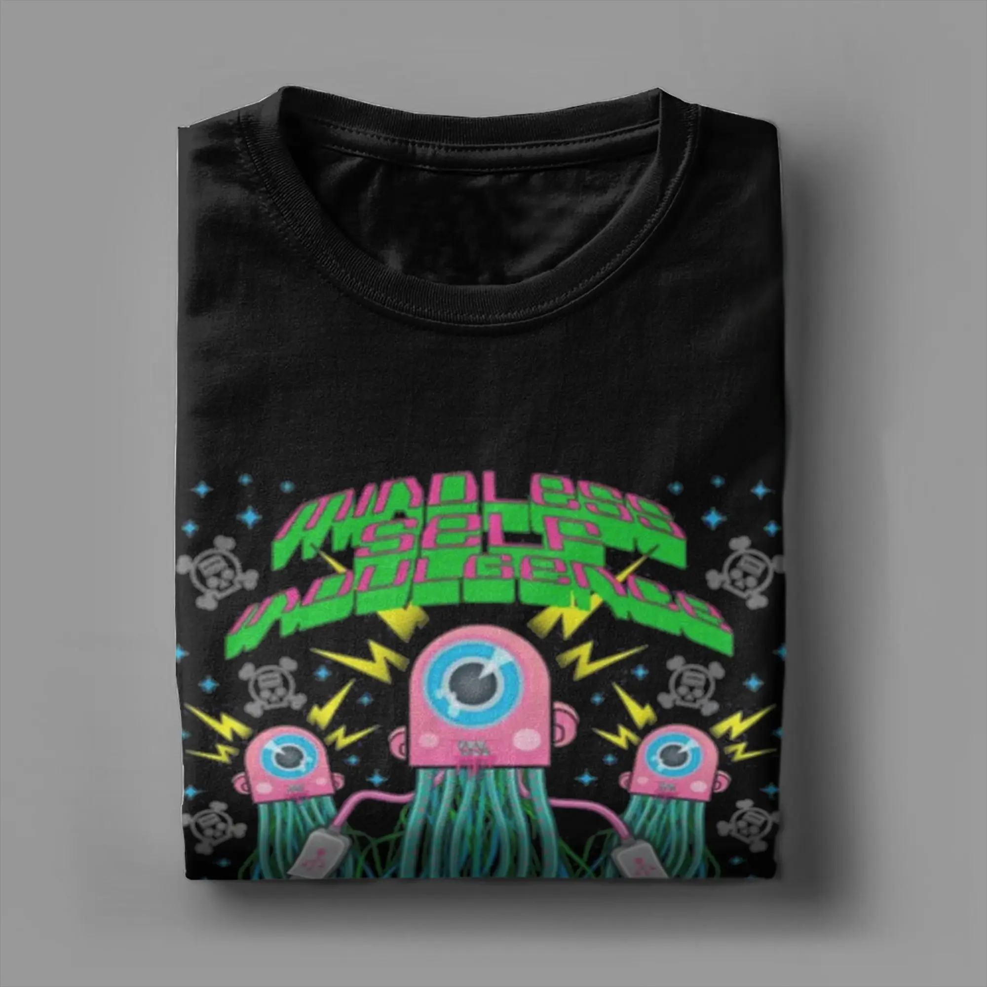 Harajuku T Shirt Summer Mindless Self Indulgence Hippie T Shirts  Cotton Tee Shirt for Men Awesome Loose Short Sleeve Clothes