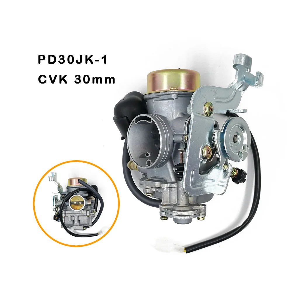 CVK 30mm Carburetor for Chinese Quad Bike Atomik Krusher  Sahara Krusher 250cc 260cc 300cc etc PD30JK-1