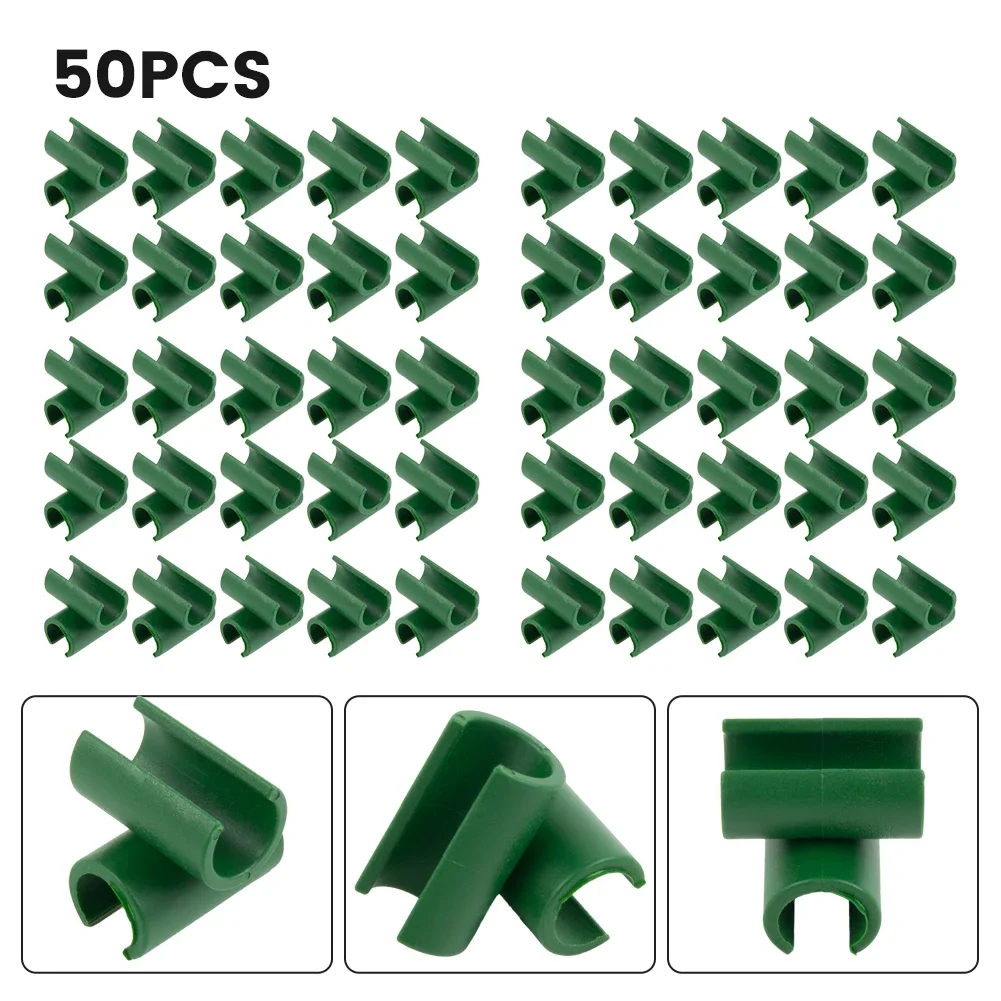 Easy Install U Shape Connectors for Climbing Vegetables/Fruits 50x Plant Support Fruit Cage Netting (8mm Diameter Stakes)