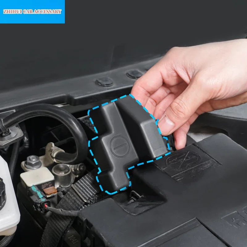 

Для Geely Atlas 2-го поколения Starray 2024 2023, автомобильный отрицательный аккумулятор, защитный чехол, водонепроницаемые пылезащитные аксессуары