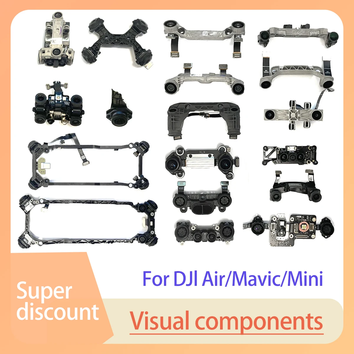 

Original Mavic2/air3/air2s/air2/mavic3/min3pro/front, Rear, Upper Lower Visual Components Fisheye Lens Suitable for DJI Series